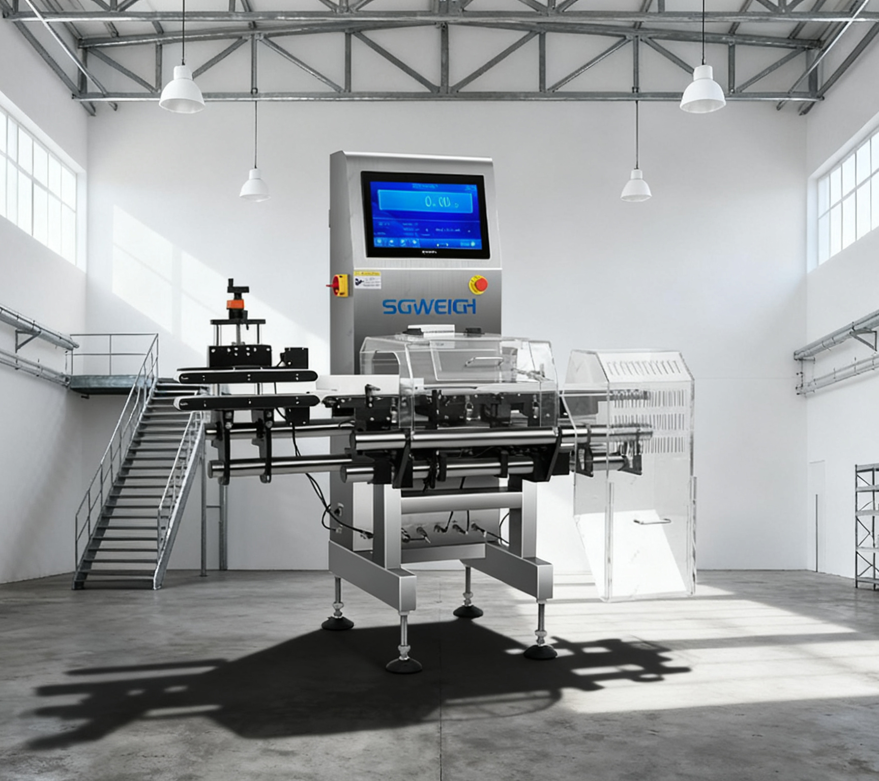 螺丝钉包850g在线检重机高速重量检测秤